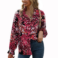 Pascaline | Women's Floral Elegant Blouse in Yellow
