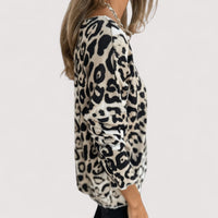 Patience | Women's Leopard Print Pattern Blouse
