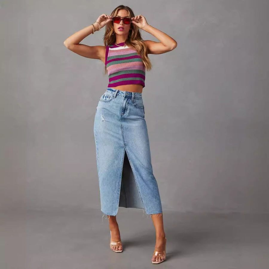 Patience | Women's Slit Fashionable Casual Jeans