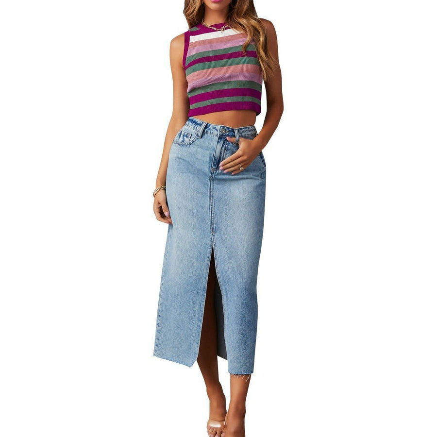 Patience | Women's Slit Fashionable Casual Jeans