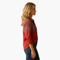 Pauline | Women's Long Sleeve Paisley Blouse