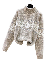 Peony | Women's Cozy Sweater in Khaki