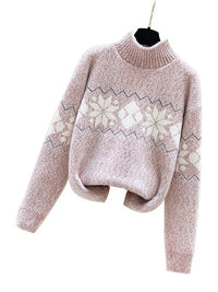 Peony | Women's Cozy Sweater in Pink