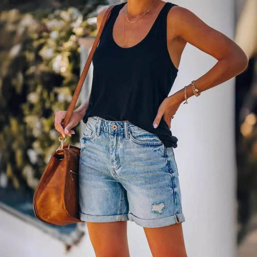 Perdita | Women's Fashionable Casual Shorts in Light