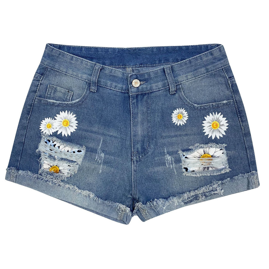 Petra | Women's Casual Shorts in Blue