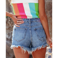 Phyllida | Women's Casual Shorts in Blue