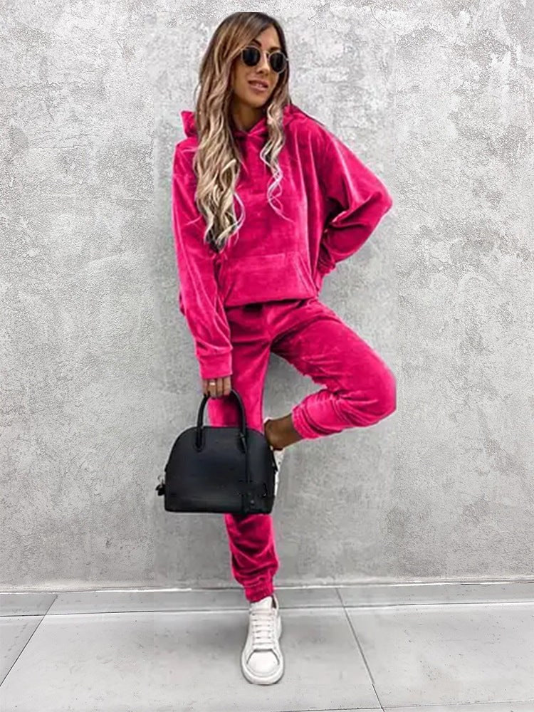 Pia | Women's Oversized Cozy Comfortable Fleece Joggers in Pink