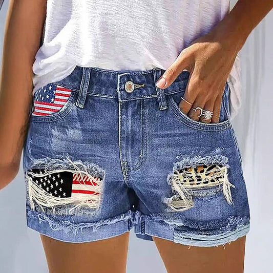 Piper | Women's Fashionable Shorts in Blue