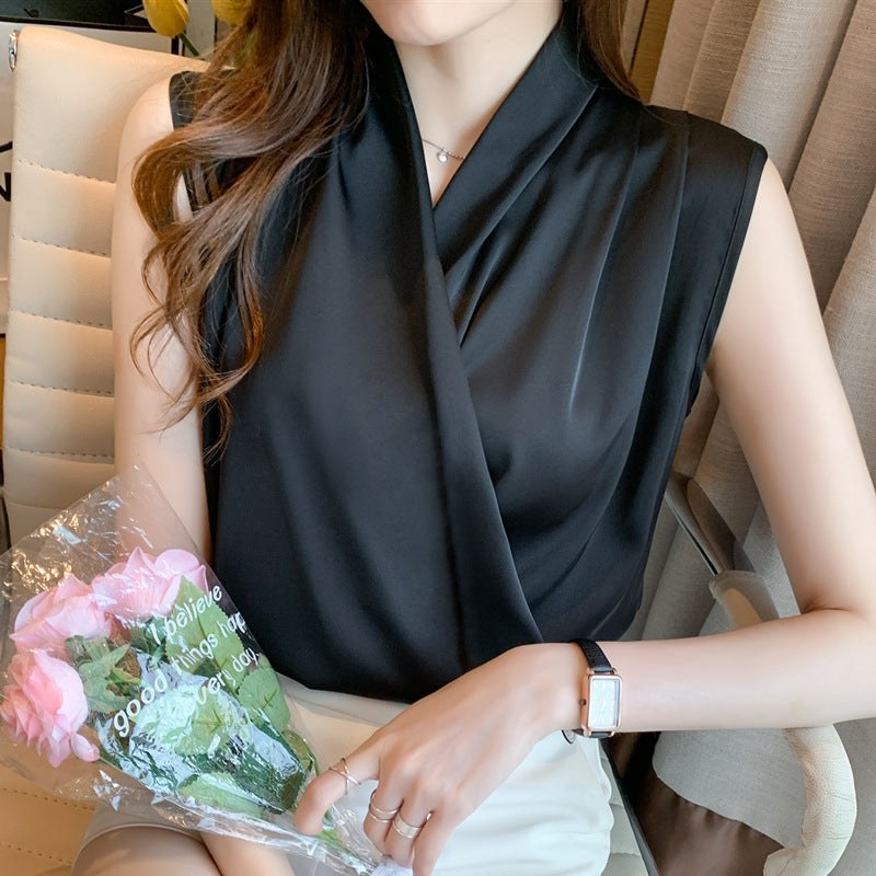 Placidie | Women's Elegant Blouse in Black