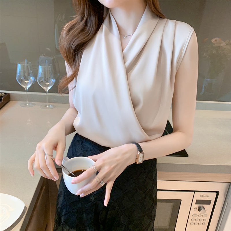 Placidie | Women's Elegant Blouse in Champagne