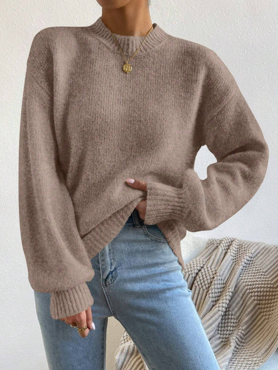 Polly | Women's Sweater in Brown