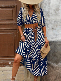Portia | Women's Geometric Print Boho Dress
