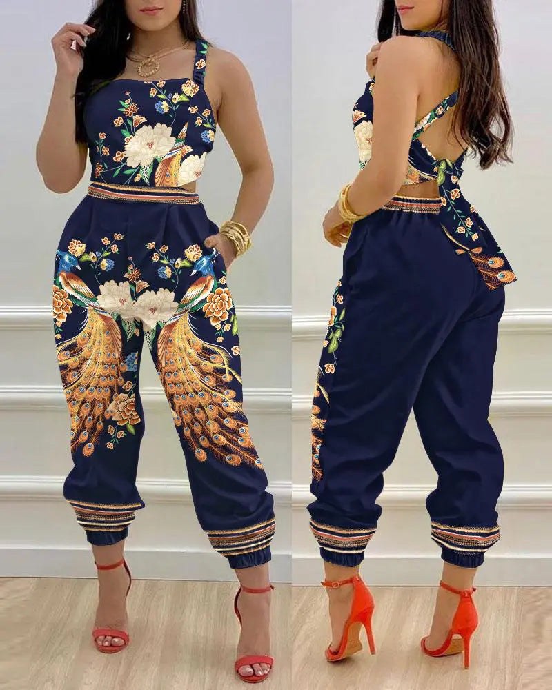 Prudence | Women's Tailored Jumpsuit in Pfau