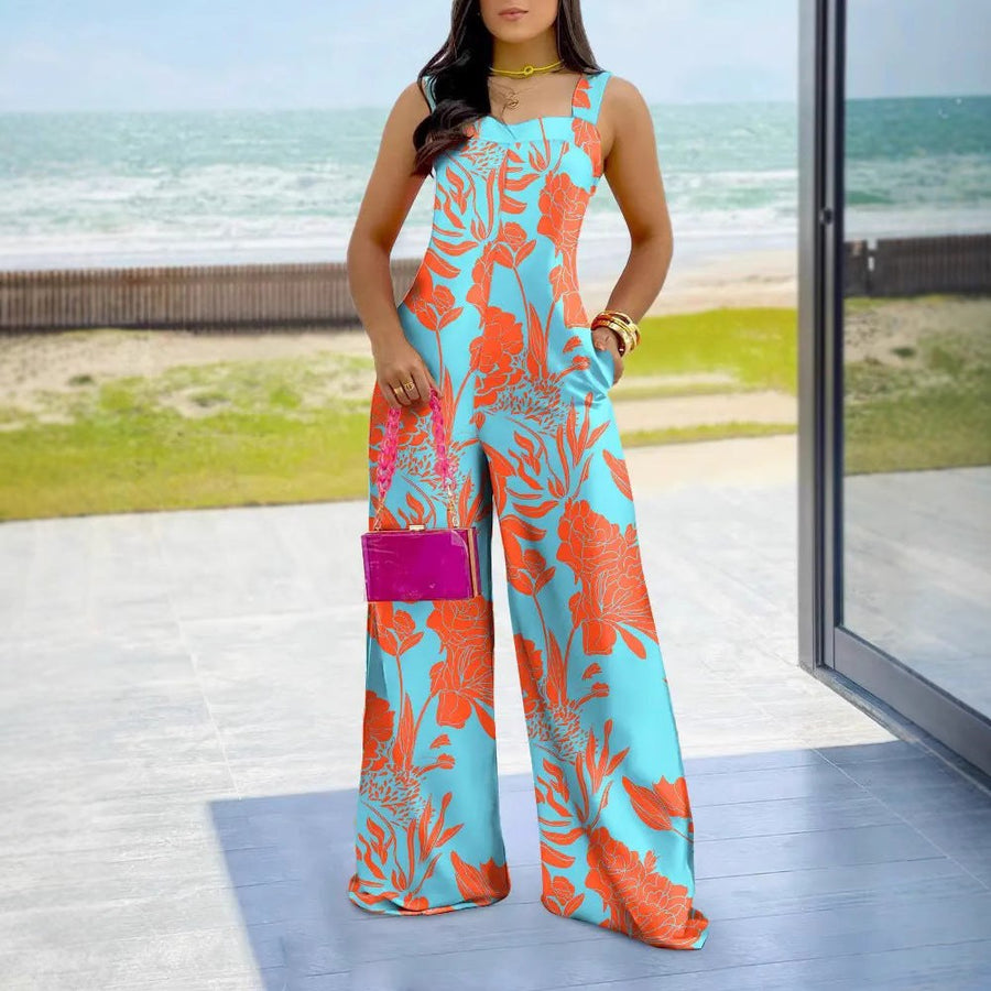 Prunella | Women's Wide Leg Floral Jumpsuit