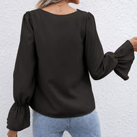 Pulcheria | Women's Lace Detail Elegant Blouse