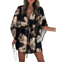 Pulcherie | Women's Floral Print Belted Wrap Dress