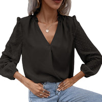 Querida | Women's Textured Elegant Blouse