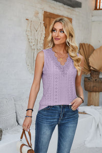 Quintessa | Women's Sleeveless Lace Top