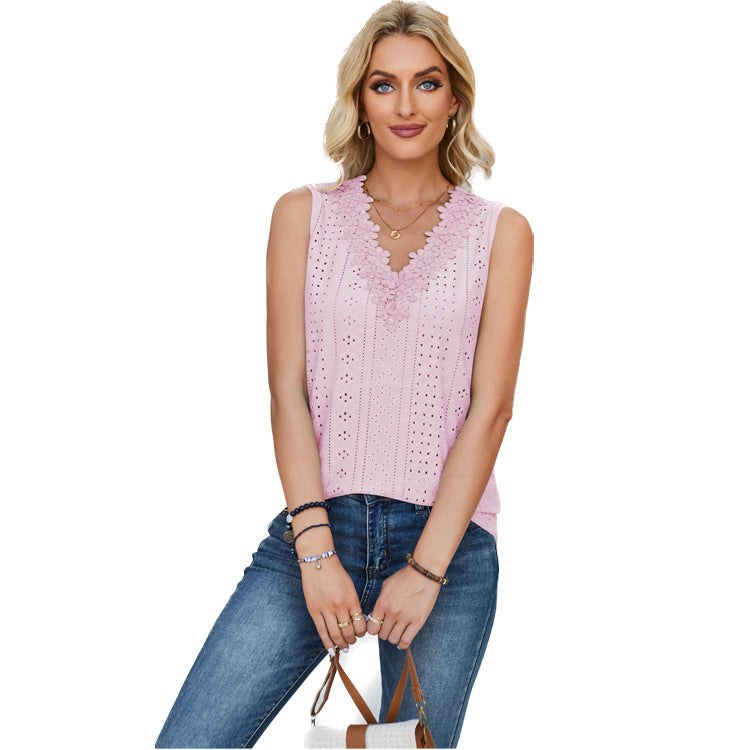 Quintessa | Women's Sleeveless Lace Top