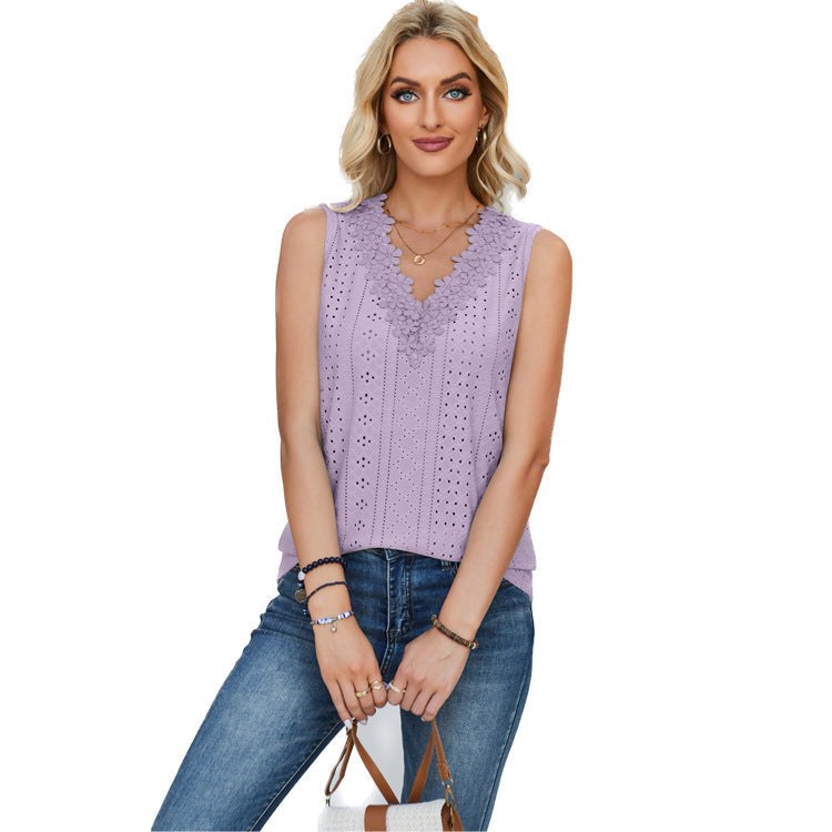 Quintessa | Women's Sleeveless Lace Top