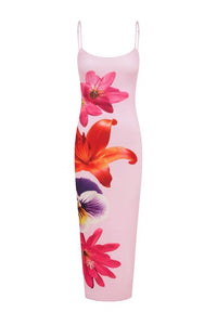 Raphaelle | Women's Floral Print Boho Maxi Dress