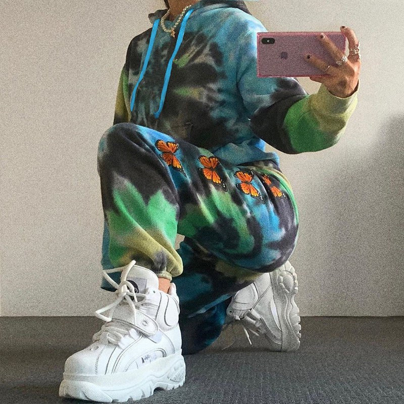 Raquel | Women's Hooded Floral Tracksuit Set in As Shown