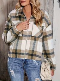 Reba | Women's Pockets Jacket in Light Yellow