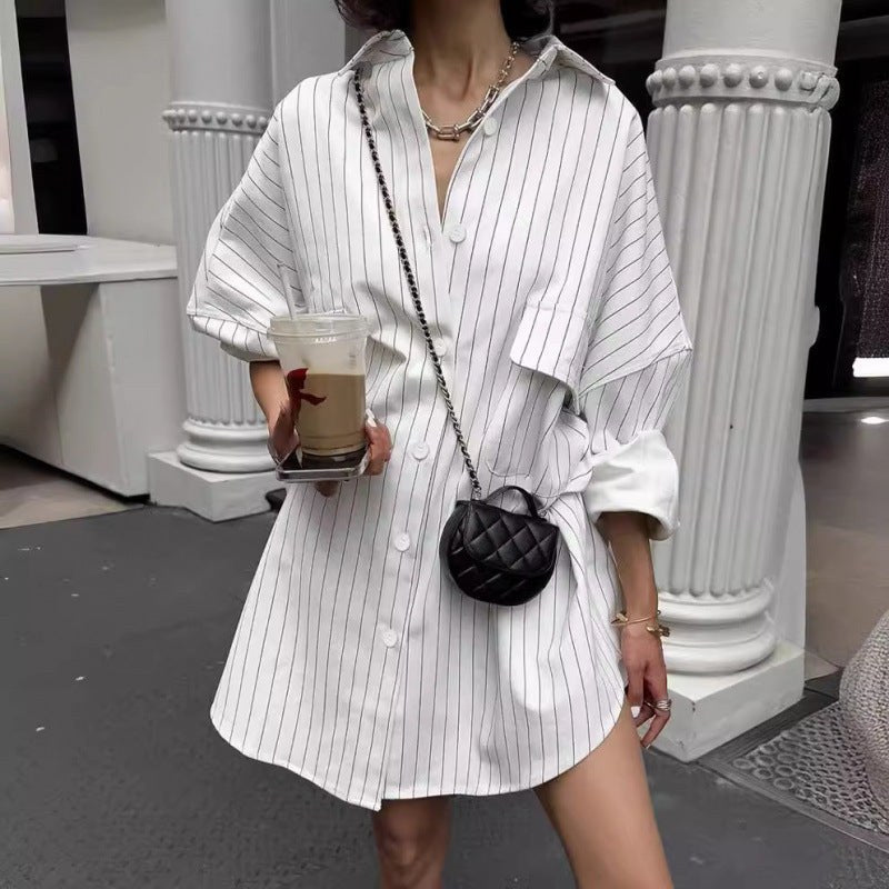 Renelde | Women's Oversized Shirt Dress