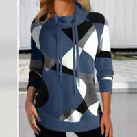 Rhoda | Women's Hooded Hoodie in Blue