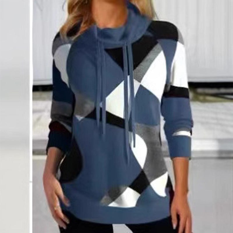 Rhoda | Women's Hooded Hoodie in Blue