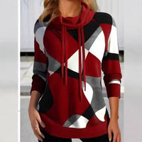 Rhoda | Women's Hooded Hoodie in Red