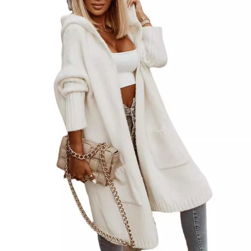 Rhonda | Women's Long Sleeve Pockets Knit Coat