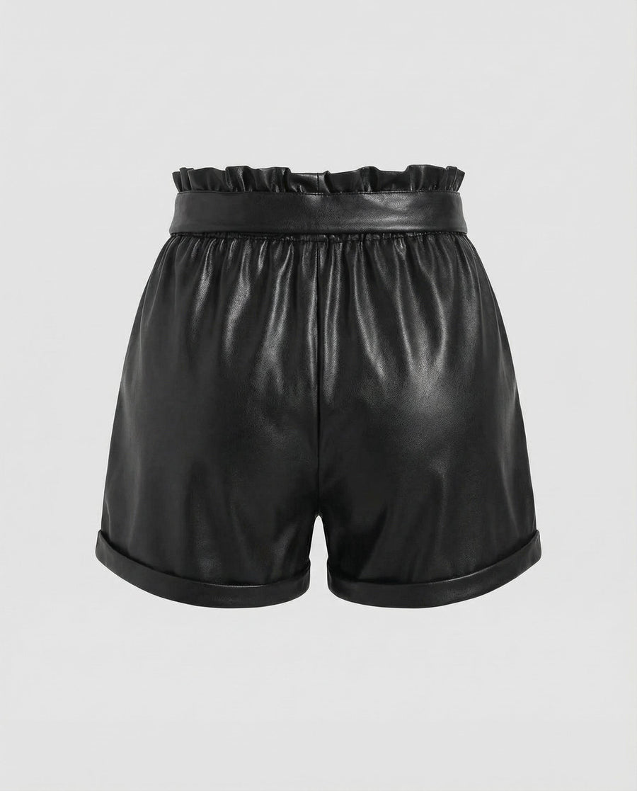 Richilde | Women's Tailored Ruffle Shorts in As Shown