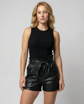 Richilde | Women's Tailored Ruffle Shorts
