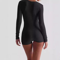 Rilla | Women's Long Sleeve Jumpsuit in Black