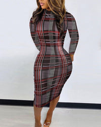 Rita | Women's Dress – Casual Dress in Black Red