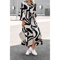 Romualda | Women's Long Sleeve Dress in Black