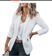 Rosalba | Women's Textured Elegant Blazer in White