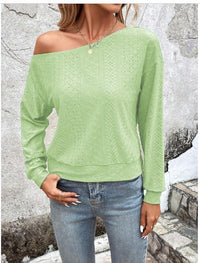 Rosanna | Women's Asymmetric Sweatshirt in Neon Green