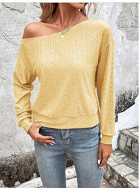 Rosanna | Women's Asymmetric Sweatshirt in Yellow