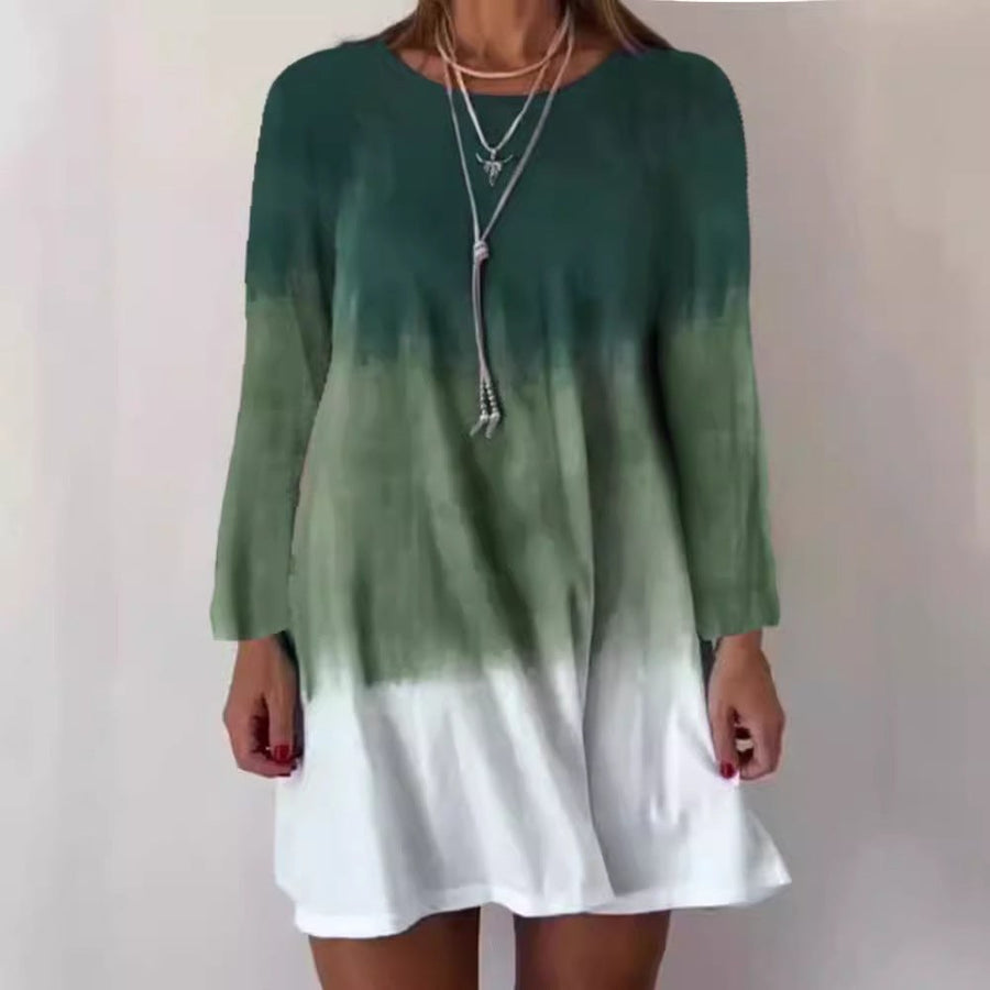 Rosannah | Women's Long Sleeve Dress in Green
