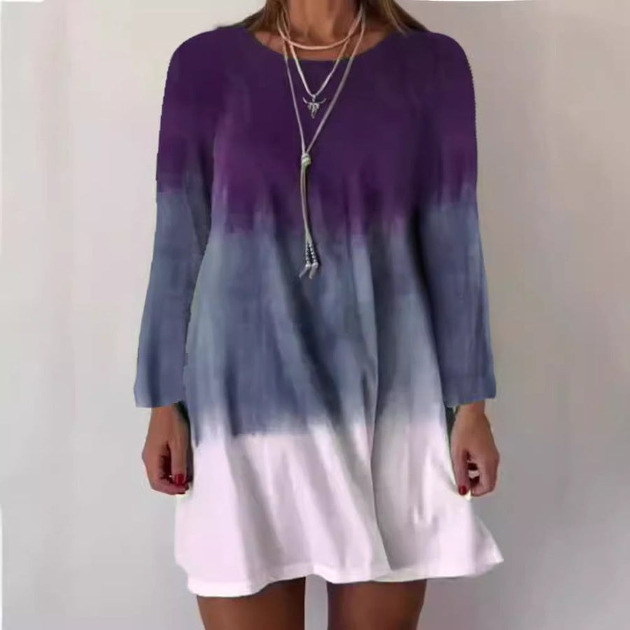 Rosannah | Women's Long Sleeve Dress in Purple