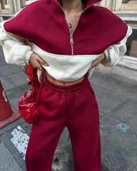 Rosavelle | Women's Comfortable Sweater in Dark Red