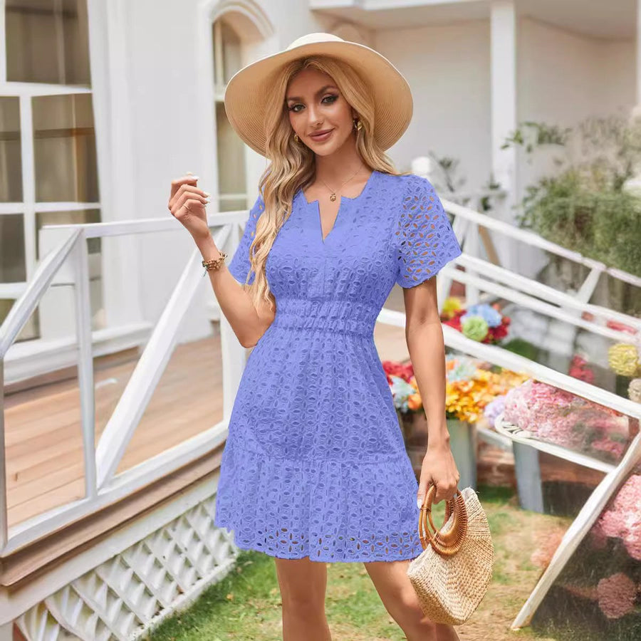 Roxane | Women's Short Sleeve Lace Dress