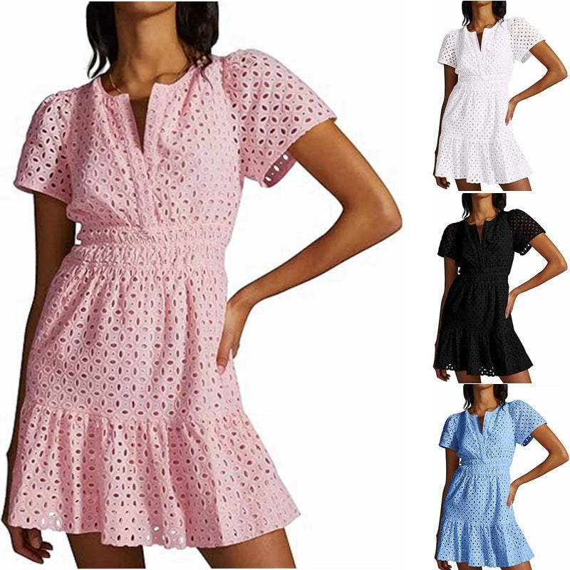 Roxane | Women's Short Sleeve Lace Dress