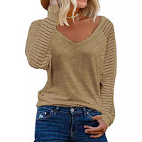 Ruby | Women's V-Neck Long Sleeve Shirt