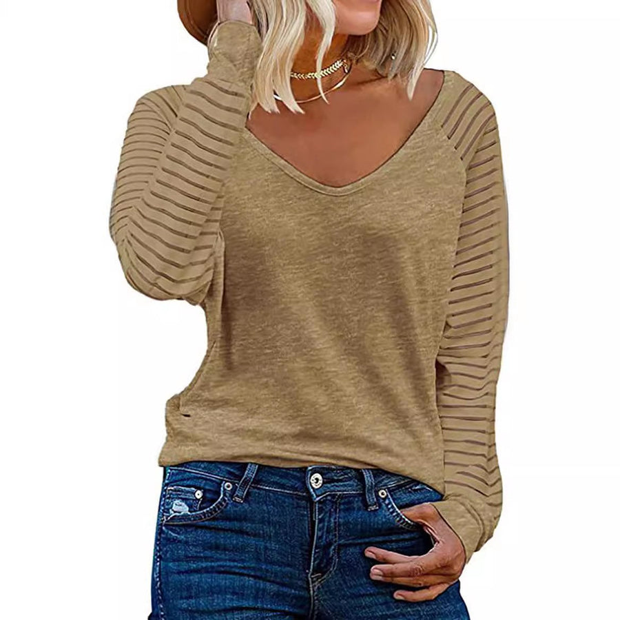Ruby | Women's V-Neck Long Sleeve Shirt