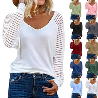 Ruby | Women's V-Neck Long Sleeve Shirt