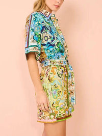 Rufina | Women's Tiered Boho Mini Dress