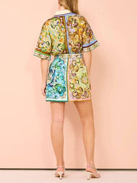 Rufina | Women's Tiered Boho Mini Dress
